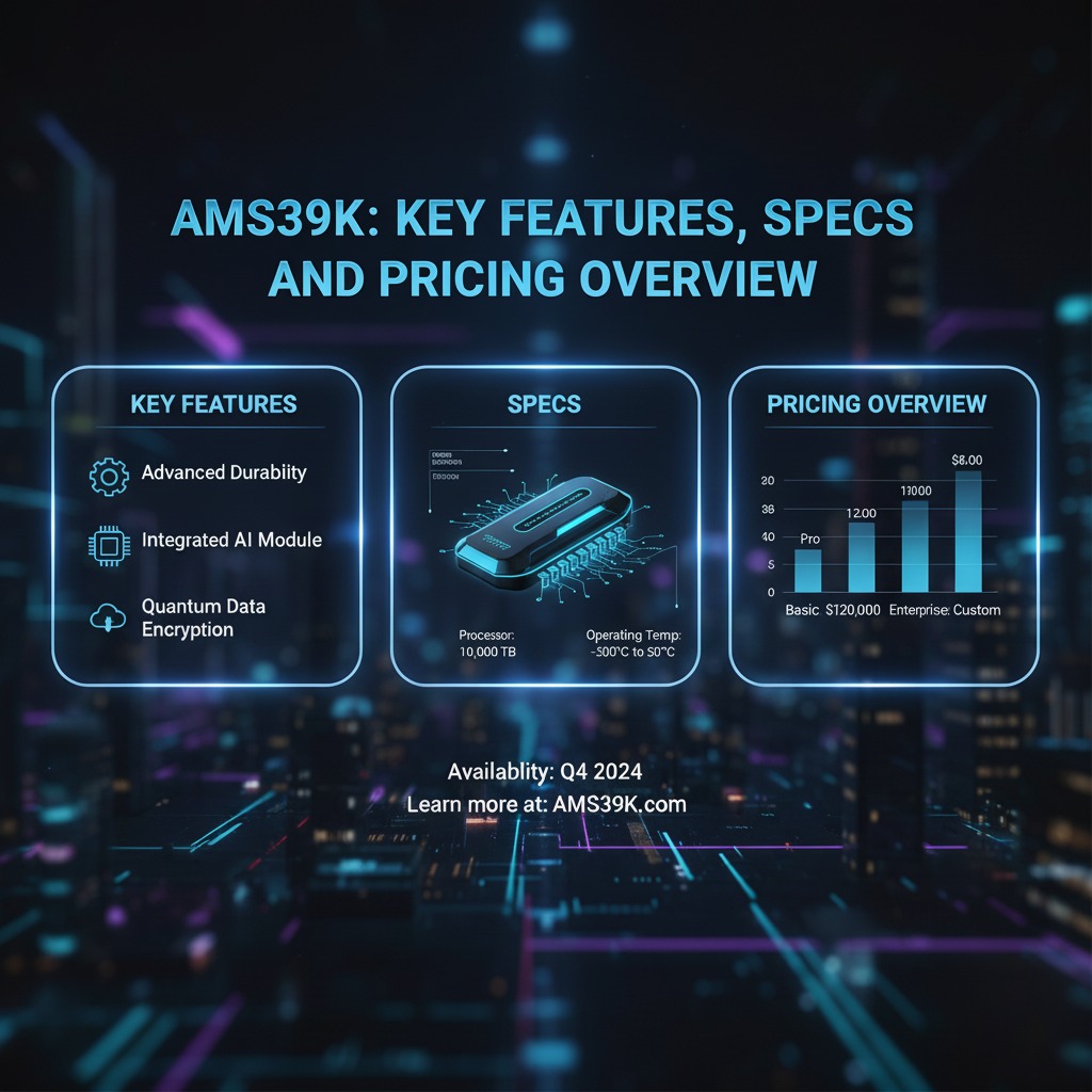 AMS39K: Key Features, Specs, and Pricing Overview AMS39K